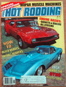 POPULAR HOT RODDING 1982 JUNE - NEW CORVETTE, HEMI CUDAS